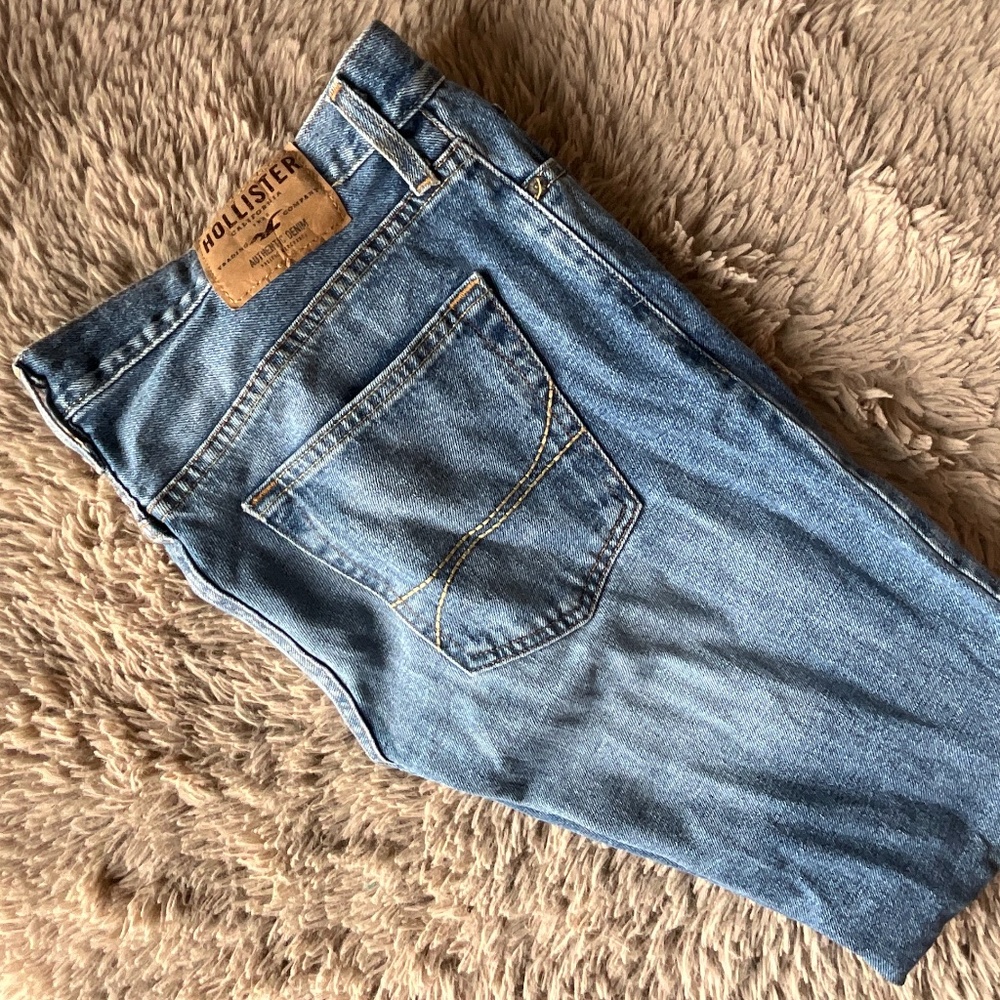 Mens Holister 32W 32L straight jeans